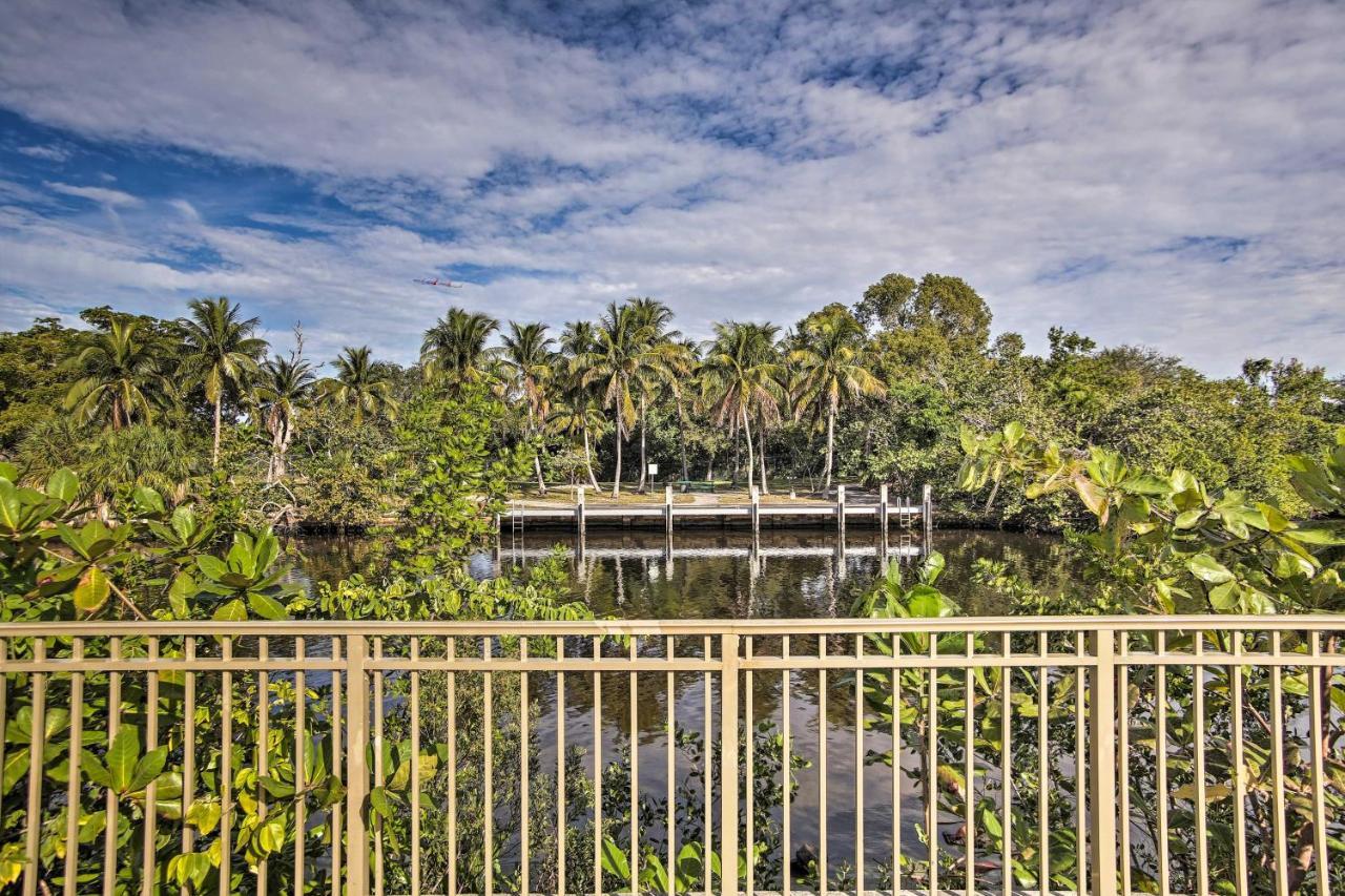 Canal Side Retreat With Dock, By Hollywood Boardwalk Fort Lauderdale Extérieur photo